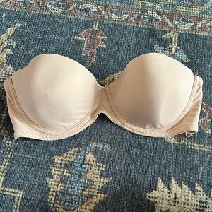 Ellen Tracy Strapless Bra - Cream